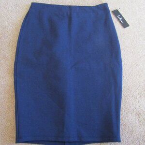 Lulus Pencil Skirt Women’s S Navy Blue Knee Length Business Office Casual NWT